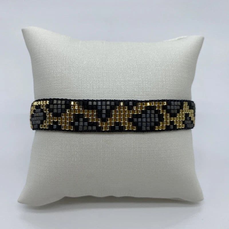 image-BLUESTAR Boho Bracelet MIYUKI Bracelet For Women Leopard Grain Pulseras Mujer Moda Turkish Eye Handmade Braided Gift