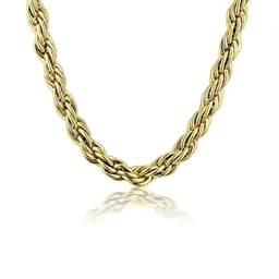 image-5mm stainless steel Gothic metal Twisted rope Chain Necklaces Simple men's and women's necklaces Jewelry wholesale