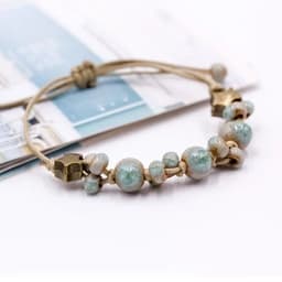 image-Retro style Ceramic DIY Handmade women's gift bracelets Bracelets&Bangles for woman ladies wholesale #1101