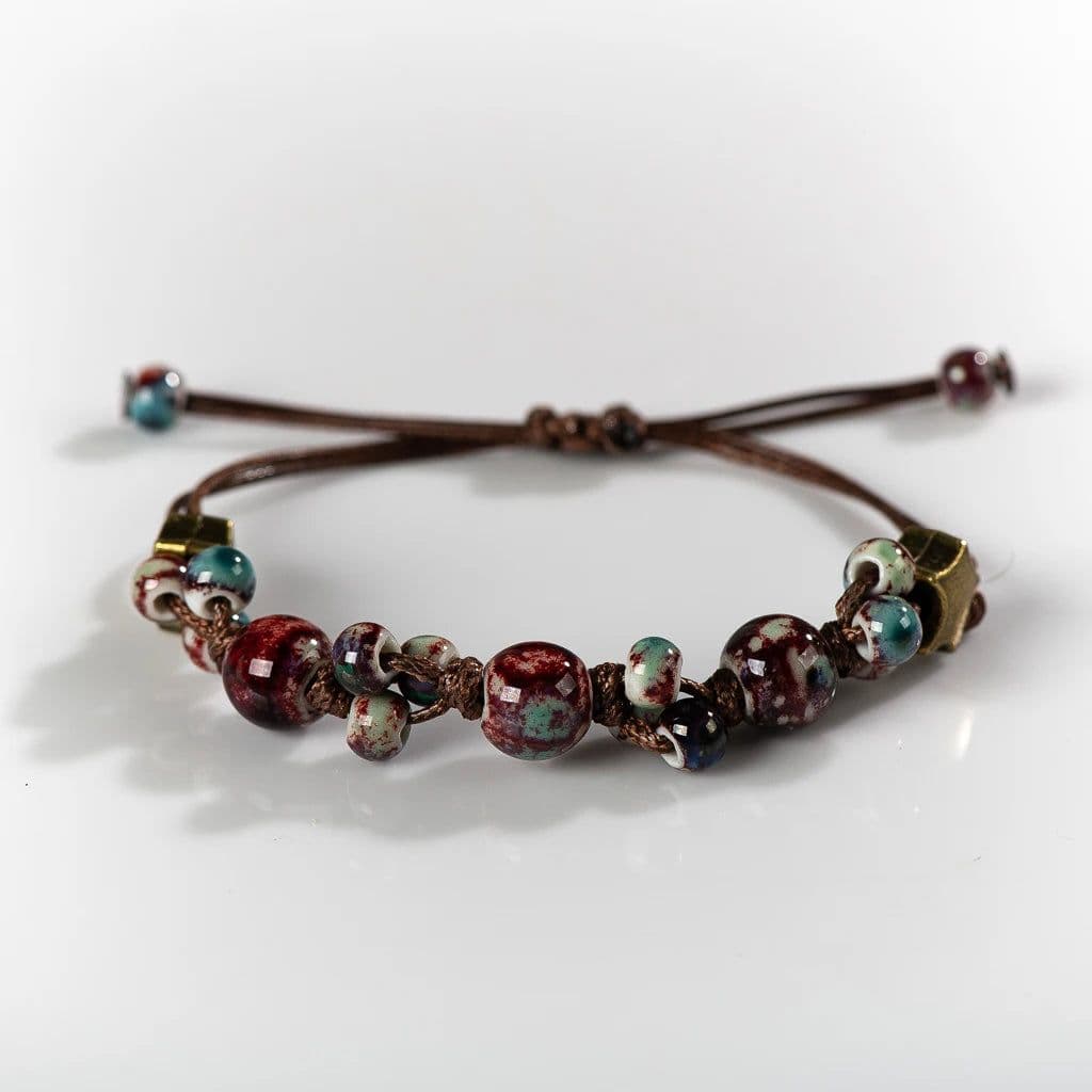 image-Retro style Ceramic DIY Handmade women's gift bracelets Bracelets&Bangles for woman ladies wholesale #1101