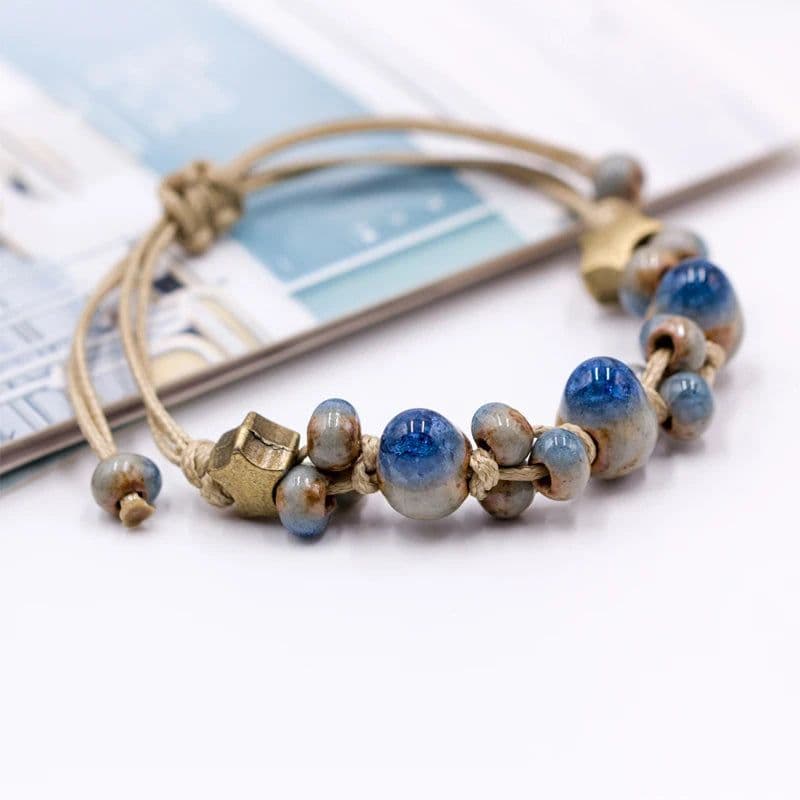 image-Retro style Ceramic DIY Handmade women's gift bracelets Bracelets&Bangles for woman ladies wholesale #1101