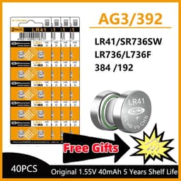 image-5-50Pcs High Capacity LR41 Alkaline Batteries AG3 L736 392 384 192 Premium 1.5V Button Coin Cell Batteries for Medical devices