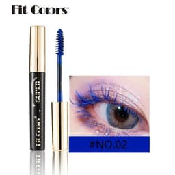 image-Color Mascara for Eyes Lengthening Thick Fiber Eyelashes Cream Multi-coloured Priming Waterproof Eye Black Mascara Ink Lasting