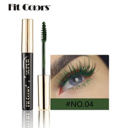 image-Color Mascara for Eyes Lengthening Thick Fiber Eyelashes Cream Multi-coloured Priming Waterproof Eye Black Mascara Ink Lasting
