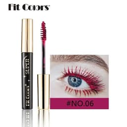 image-Color Mascara for Eyes Lengthening Thick Fiber Eyelashes Cream Multi-coloured Priming Waterproof Eye Black Mascara Ink Lasting