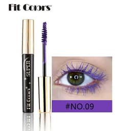 image-Color Mascara for Eyes Lengthening Thick Fiber Eyelashes Cream Multi-coloured Priming Waterproof Eye Black Mascara Ink Lasting