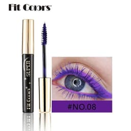 image-Color Mascara for Eyes Lengthening Thick Fiber Eyelashes Cream Multi-coloured Priming Waterproof Eye Black Mascara Ink Lasting