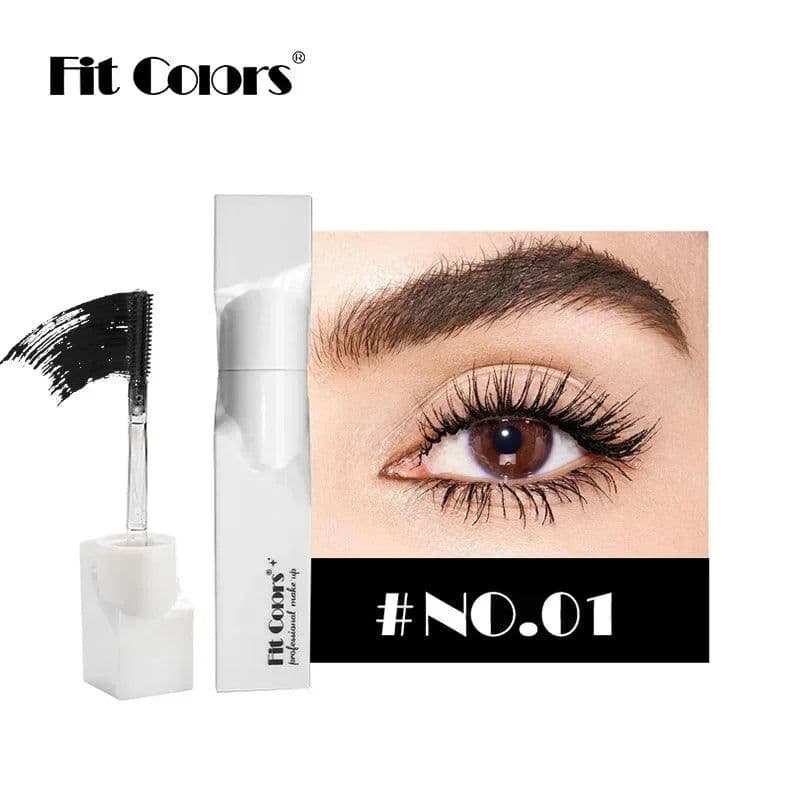 image-Color Mascara for Eyes Lengthening Thick Fiber Eyelashes Cream Multi-coloured Priming Waterproof Eye Black Mascara Ink Lasting