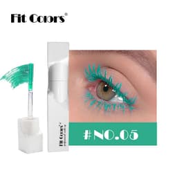image-Color Mascara for Eyes Lengthening Thick Fiber Eyelashes Cream Multi-coloured Priming Waterproof Eye Black Mascara Ink Lasting
