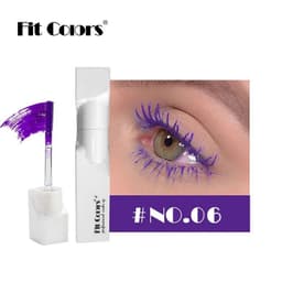image-Color Mascara for Eyes Lengthening Thick Fiber Eyelashes Cream Multi-coloured Priming Waterproof Eye Black Mascara Ink Lasting