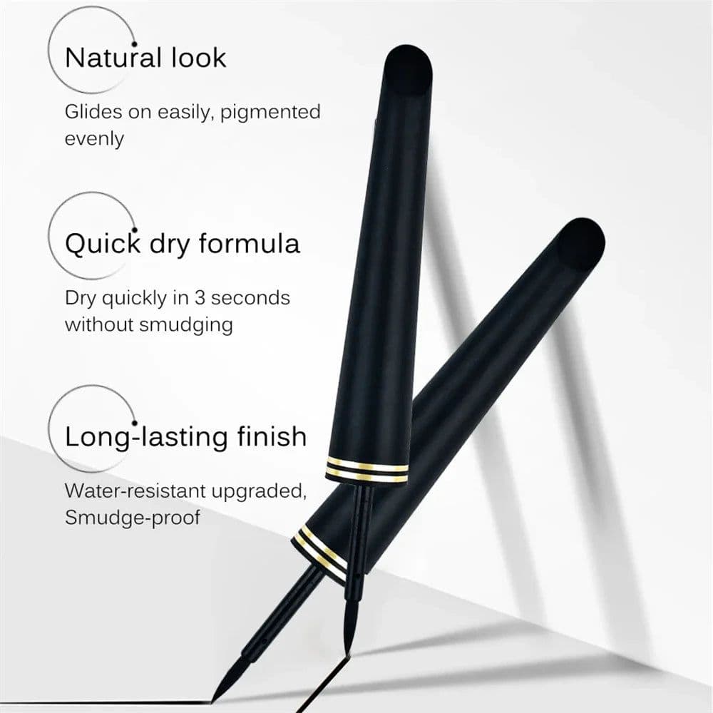 image-1 Pc NEW Black Long-lasting Waterproof Eyeliner Liquid Eye Liner Pen Pencil Makeup Cosmetic Beauty Tool Easy to Wear maquillaje