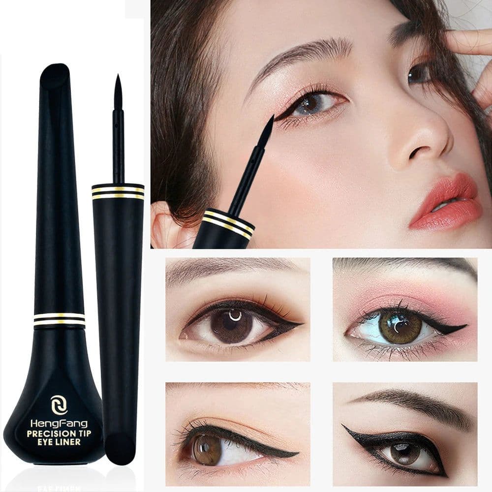 image-1 Pc Black Waterproof Eyeliner Liquid Eye Liner Pen Pencil Makeup Cosmetic Sweat-proof Long-lasting Beauty Makeup Tool