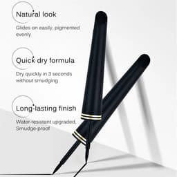 image-1 Pc Black Waterproof Eyeliner Liquid Eye Liner Pen Pencil Makeup Cosmetic Sweat-proof Long-lasting Beauty Makeup Tool