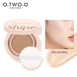 image-O.TWO.O Air Cushion BB Cream 3 Colors Fuller Coverage Waterproof Long-lasting Concealer Cushion Compact With Puff Face Makeup