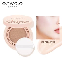 image-O.TWO.O Air Cushion BB Cream 3 Colors Fuller Coverage Waterproof Long-lasting Concealer Cushion Compact With Puff Face Makeup