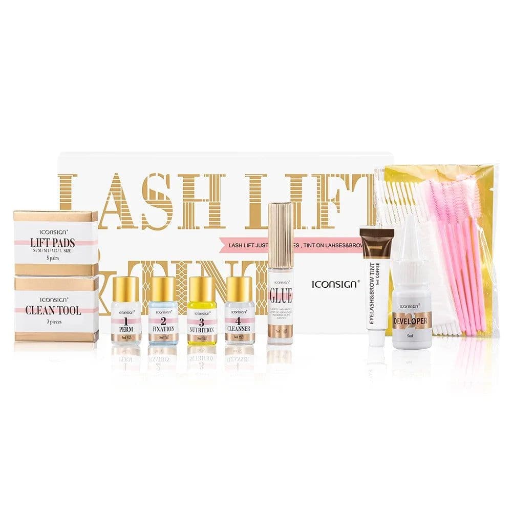 image-Dropshipping ICONSIGN Lash Lift Kit And Brow Dye Tint Kit Lifting Eyelashes Brow Lift Brow Dye Tint Lash Lifting Kit Eye Makeup