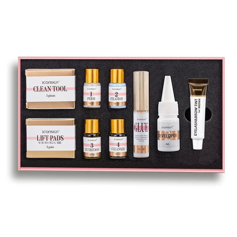 image-Dropshipping ICONSIGN Lash Lift Kit And Brow Dye Tint Kit Lifting Eyelashes Brow Lift Brow Dye Tint Lash Lifting Kit Eye Makeup