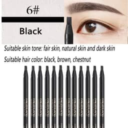 image-12PCS HaoZhuang Eyebrow Pencil Cosmetic Wholesale Eyeshadow Natural Long-Lasting Tattoo Eyebrows Eaterproof Makeup set Beauty
