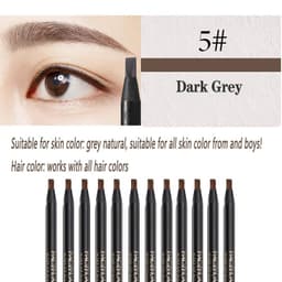 image-12PCS HaoZhuang Eyebrow Pencil Cosmetic Wholesale Eyeshadow Natural Long-Lasting Tattoo Eyebrows Eaterproof Makeup set Beauty
