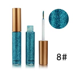 image-10 Colors White Gold Glitter Eyeshadow For Easy to Wear Waterproof Liquid Sequin Eyeliner pen Beauty Eye Liner Makeup tool