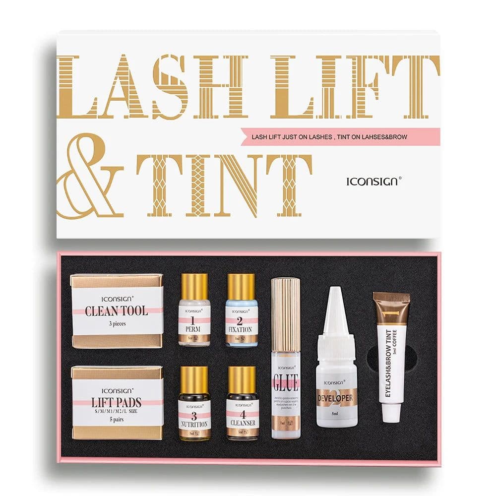 image-ICONSIGN Lash Lift and Tint Kit Professional Eyelash Lifting Calia Perming Lashes Tint Brow Dye Eyes Makeup Tools Dropshipping