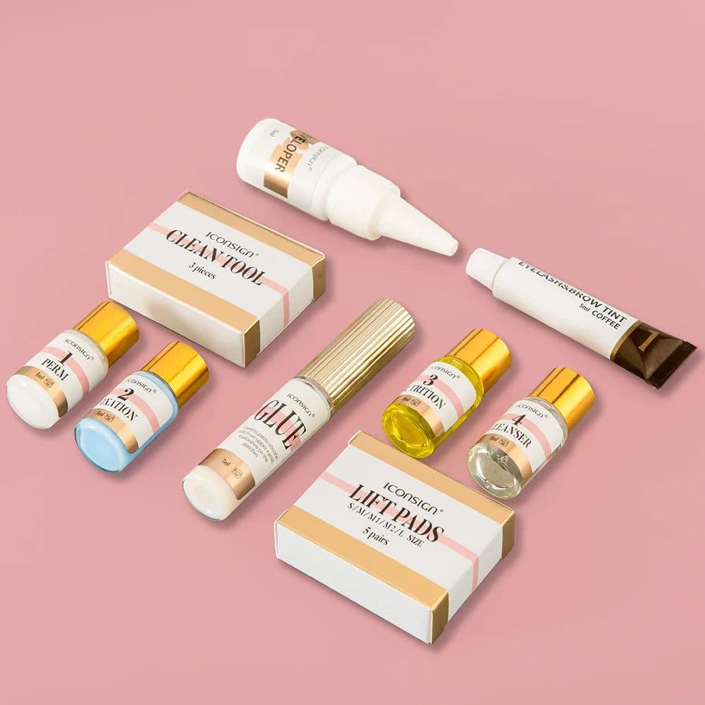 image-ICONSIGN Lash Lift and Tint Kit Professional Eyelash Lifting Calia Perming Lashes Tint Brow Dye Eyes Makeup Tools Dropshipping