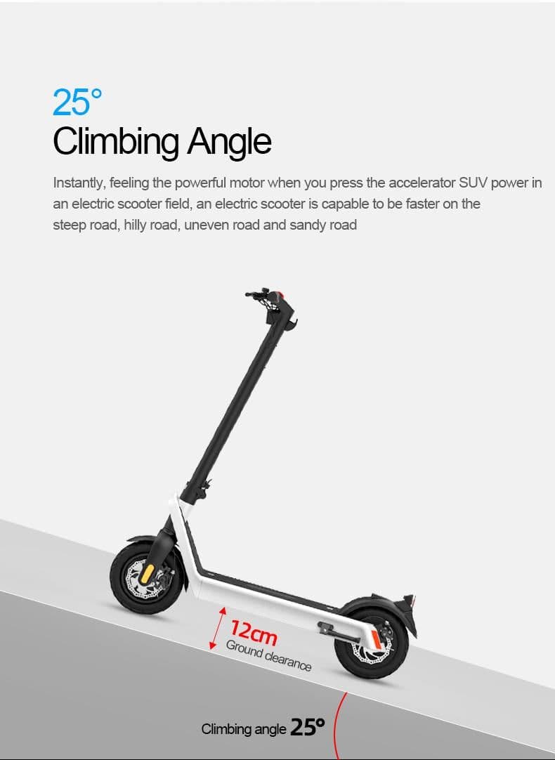 image-The Commuta Pro Max Electric Foldable Scooter - 75km Range and 40kmh Max Speed. - ships from Germany