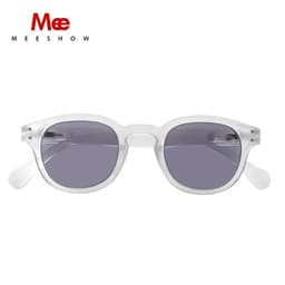 image-Meeshow NEW Sunglasses Reading Glasses Transparent Men Women Round Glass With Diopter UV400 Sun Reader French Presbyopia 1513