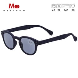 image-Meeshow NEW Sunglasses Reading Glasses Transparent Men Women Round Glass With Diopter UV400 Sun Reader French Presbyopia 1513