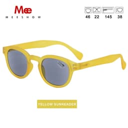 image-Meeshow NEW Sunglasses Reading Glasses Transparent Men Women Round Glass With Diopter UV400 Sun Reader French Presbyopia 1513