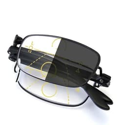 image-Folding Progressive Photochromic Reading Glasses Men Women Anti Blue Light Multifocal Presbyopia Eyeglasses Diopter +1.0 To +4.0
