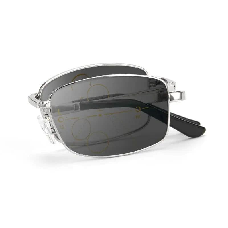image-Folding Progressive Photochromic Reading Glasses Men Women Anti Blue Light Multifocal Presbyopia Eyeglasses Diopter +1.0 To +4.0