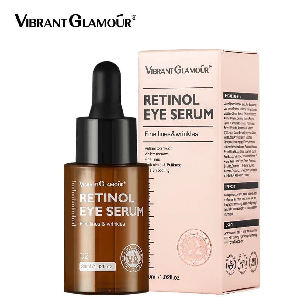 image-VIBRANT GLAMOUR Retinol Face Eye Cream Serum Facial Skin Care 4PCS/Set