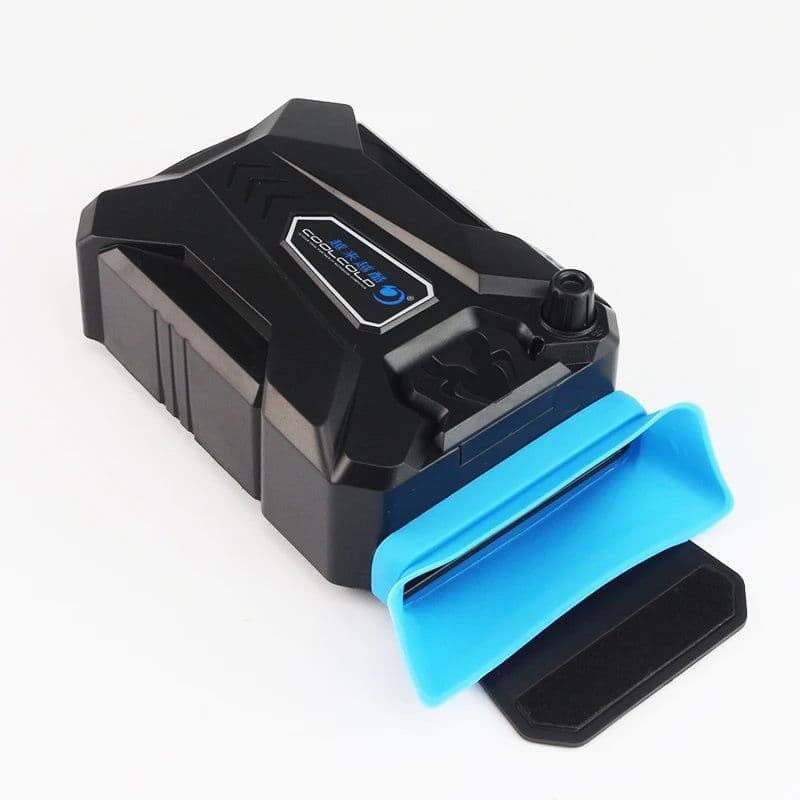 image-Vacuum Portable Notebook Laptop Cooler USB Air External Extracting Cooling Fan for Laptop Speed Adjustable for 15 15.6 17 Inches