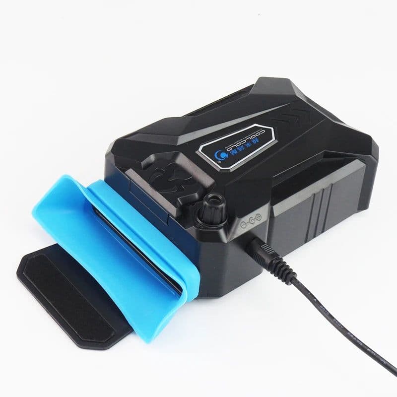 image-Vacuum Portable Notebook Laptop Cooler USB Air External Extracting Cooling Fan for Laptop Speed Adjustable for 15 15.6 17 Inches