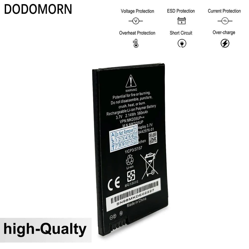 image-MKD35UP Remote LCD Key Battery For BMW 530le 730 740 745 760li X3 X4 X5 1ICP3/37/57 9442976-01 3.7V 2.14Wh 580mAh