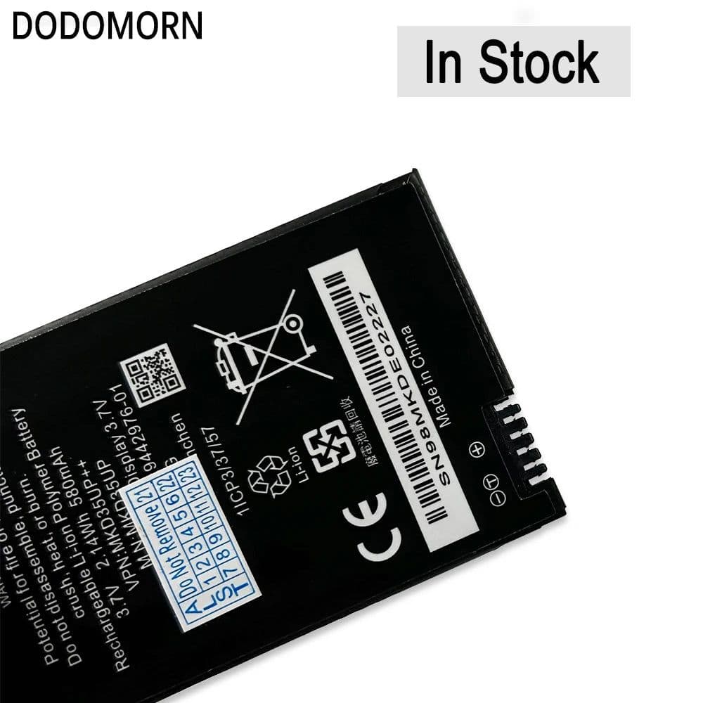 image-MKD35UP Remote LCD Key Battery For BMW 530le 730 740 745 760li X3 X4 X5 1ICP3/37/57 9442976-01 3.7V 2.14Wh 580mAh