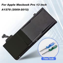 image-SKOWER 10.95V 65.5Wh A1322 Laptop Battery For Apple MacBook Pro 13 Inch A1278 (2009-2012)