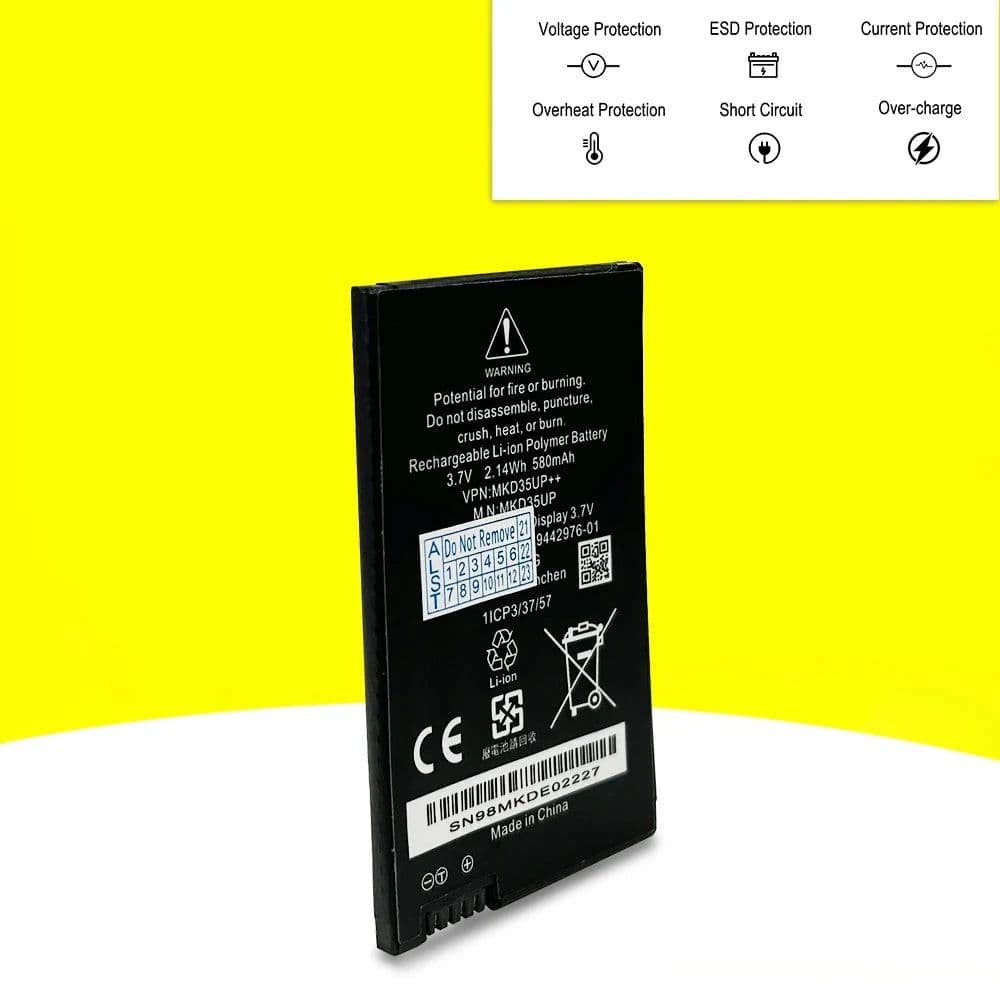 image-3.7V MKD35UP Remote LCD Key Battery For BMW 530le 730 740 745 760li X3 X4 X5 1ICP3/37/57 9442976-01 2.14Wh 580mAh High Quality