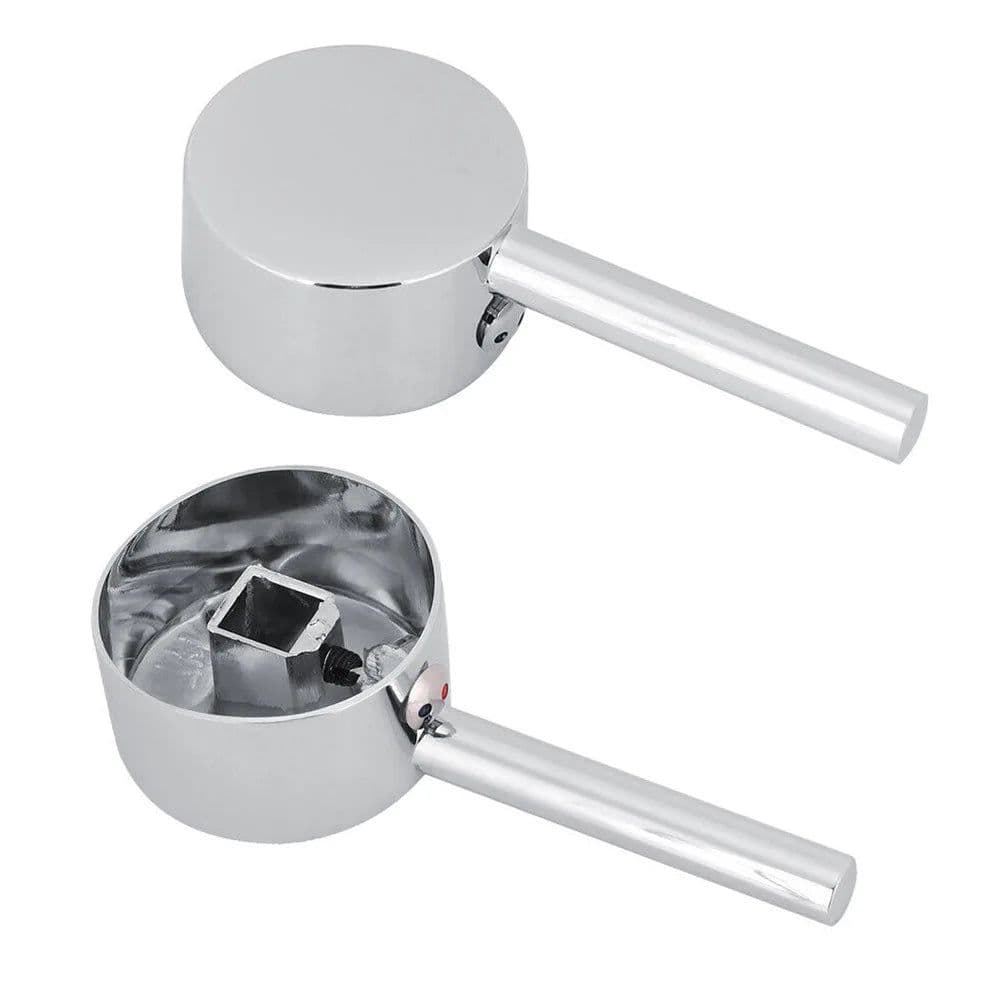 image-Durable Faucet Handle Water Tap Handle Trip Lever Bath And Shower Faucets Chrome Plated Dish Basin For Bathroom Toilet