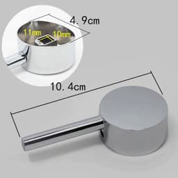 image-Durable Faucet Handle Water Tap Handle Trip Lever Bath And Shower Faucets Chrome Plated Dish Basin For Bathroom Toilet