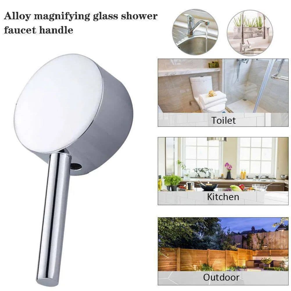 image-Durable Faucet Handle Water Tap Handle Trip Lever Bath And Shower Faucets Chrome Plated Dish Basin For Bathroom Toilet