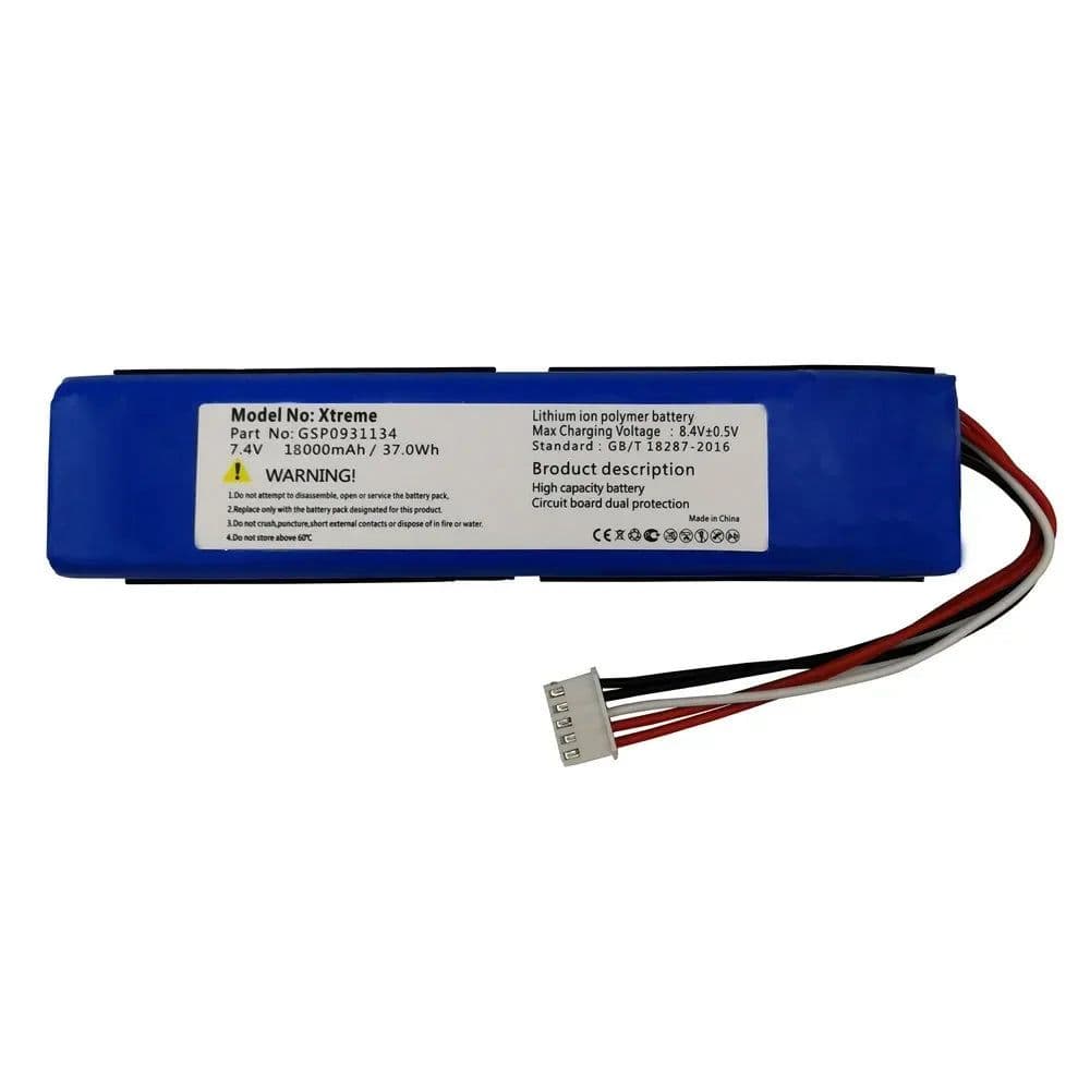 image-2024 100% Original New 18000mAh 37.0Wh battery for JBL xtreme1 extreme Xtreme 1 GSP0931134 Batterie tracking number with tools