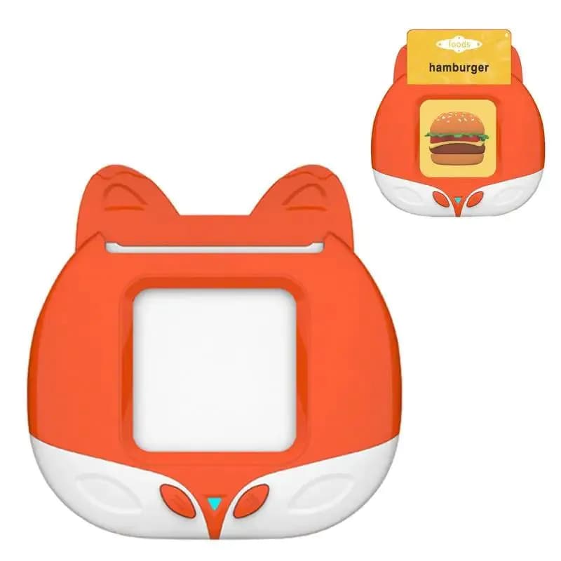 image-Early Education Flash Card Machine 112 Words Learning Talking Language English Electronic Audio Book Toy Children Birthday Gifts