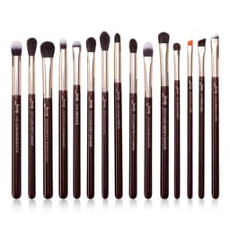 image-Jessup Professional Makeup Brushes Set 15pcs Make up Brush Pearl White/Silver Tools kit Eye Liner Shader natural-synthetic hair