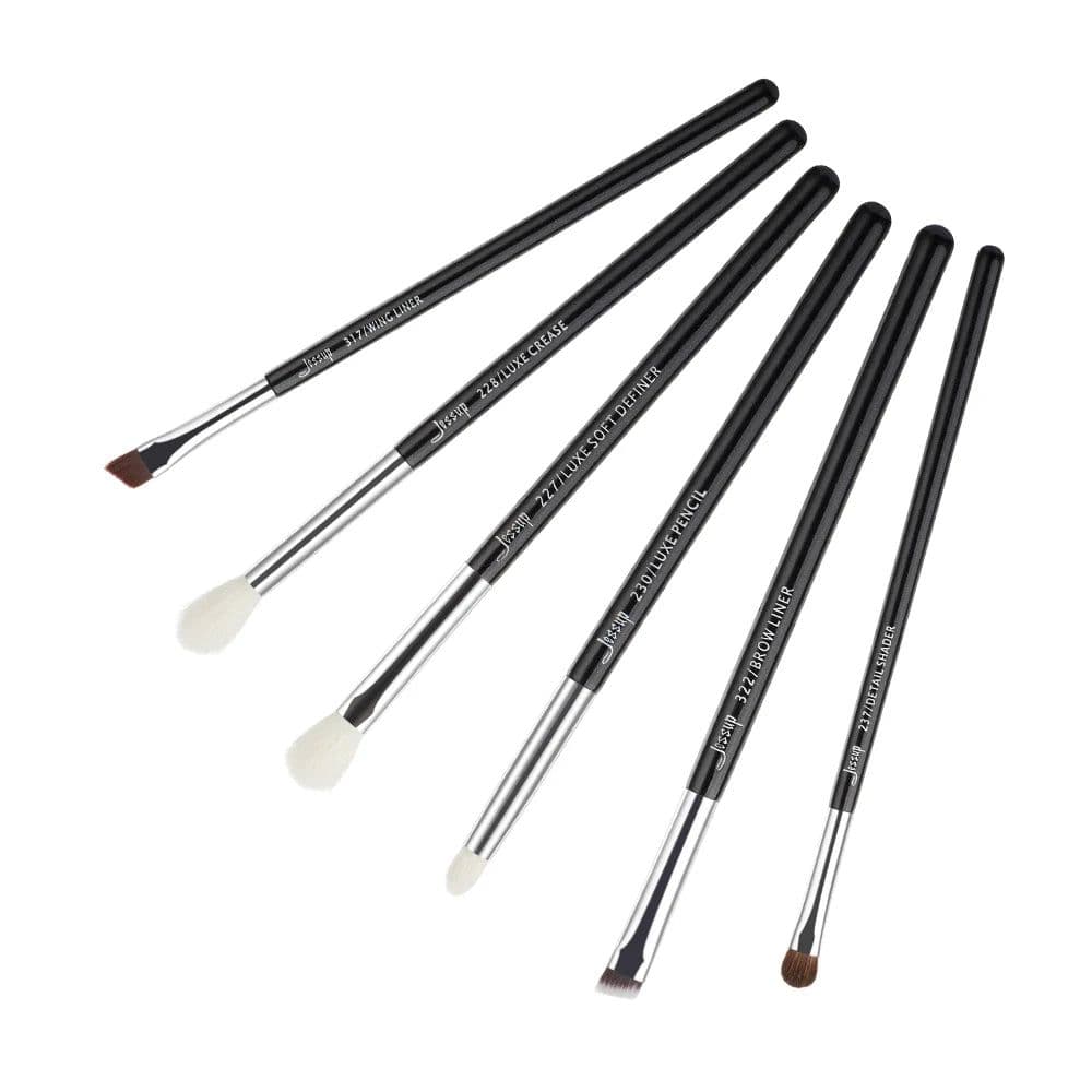 image-Jessup Makeup Brushes Set Synthetic-Natural Hair Foundation Powder Blush Eyeshadow Blender Liner Beauty Cosmetic Kit 6-25pcs