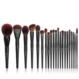 image-Jessup Makeup Brushes set,13/16/21pcs Premium Synthetic Big Powder Brush Foundation Concealer Eyeshadow Liner Wooden T271