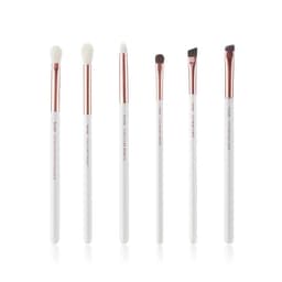 image-Jessup Professional Makeup brushes set ,6- 25pcs Makeup brush Natural Synthetic Foundation Powder Highlighter Pearl White T215