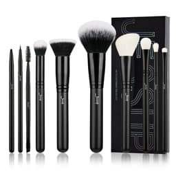 image-Jessup Makeup Brushes 10-14pc Makeup Brush set Synthetic Foundation Brush Powder Contour Eyeshadow Liner Blending Highlight T329