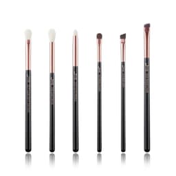 image-Jessup Makeup Brushes Set 6-25pcs Foundation Powder Eyeshadow Liner Brush Blending Highlighter Brocha Maquillaje RoseGold/Black